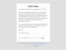 Tablet Screenshot of ninthmoon.com